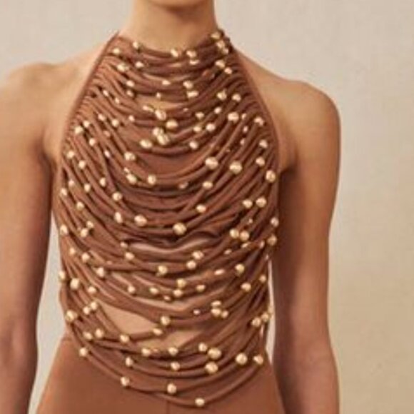 Cult Gaia Jonna Top Brown - Picture 9 of 11